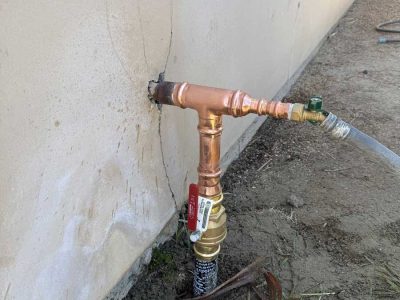 Main Water Shut Off Valve Repair